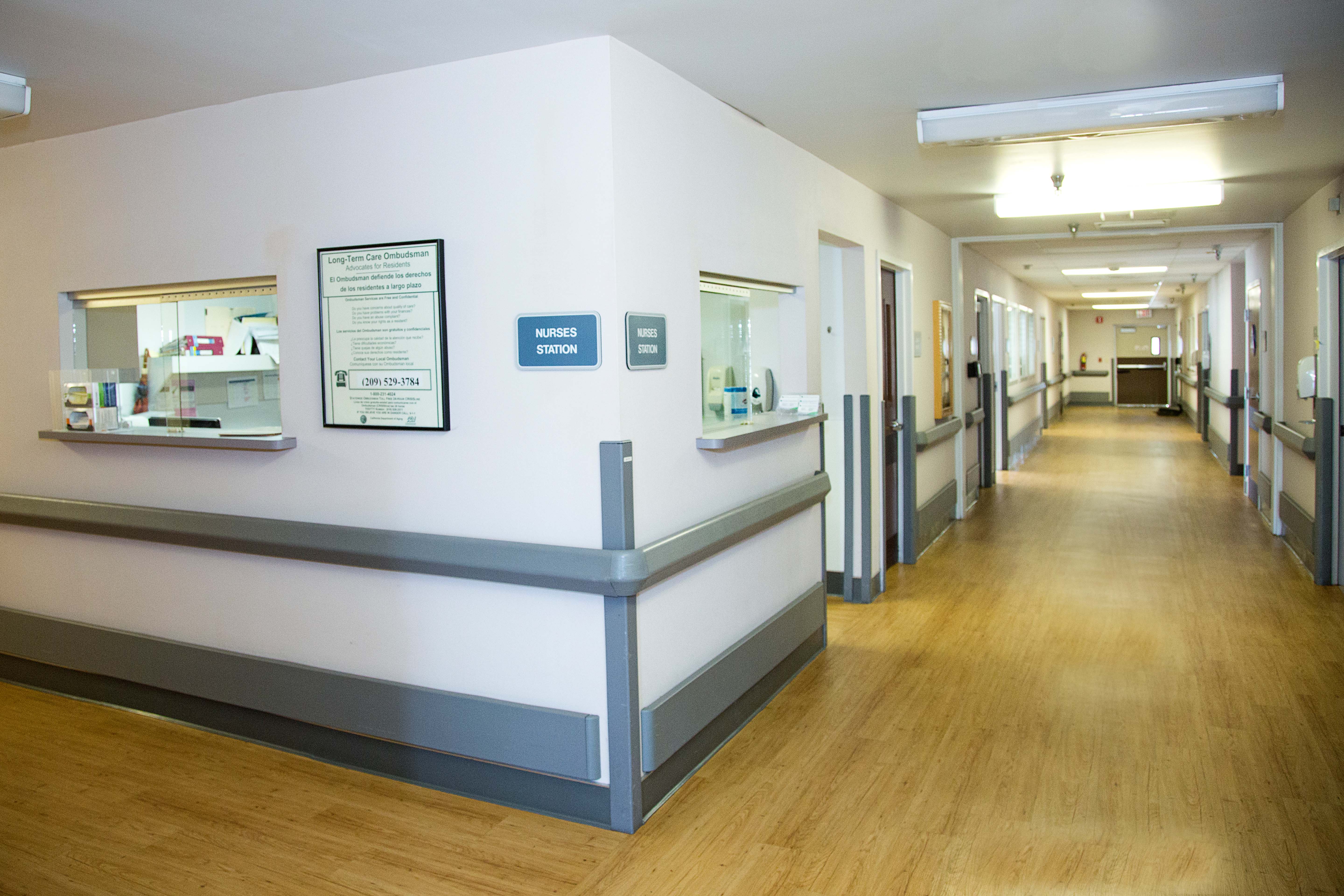 TCU hallway Interior